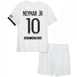 Camisola Paris Saint-Germain Neymar Jr 10 Criança Equipamento Segundo 2021-2022 Manga Curta